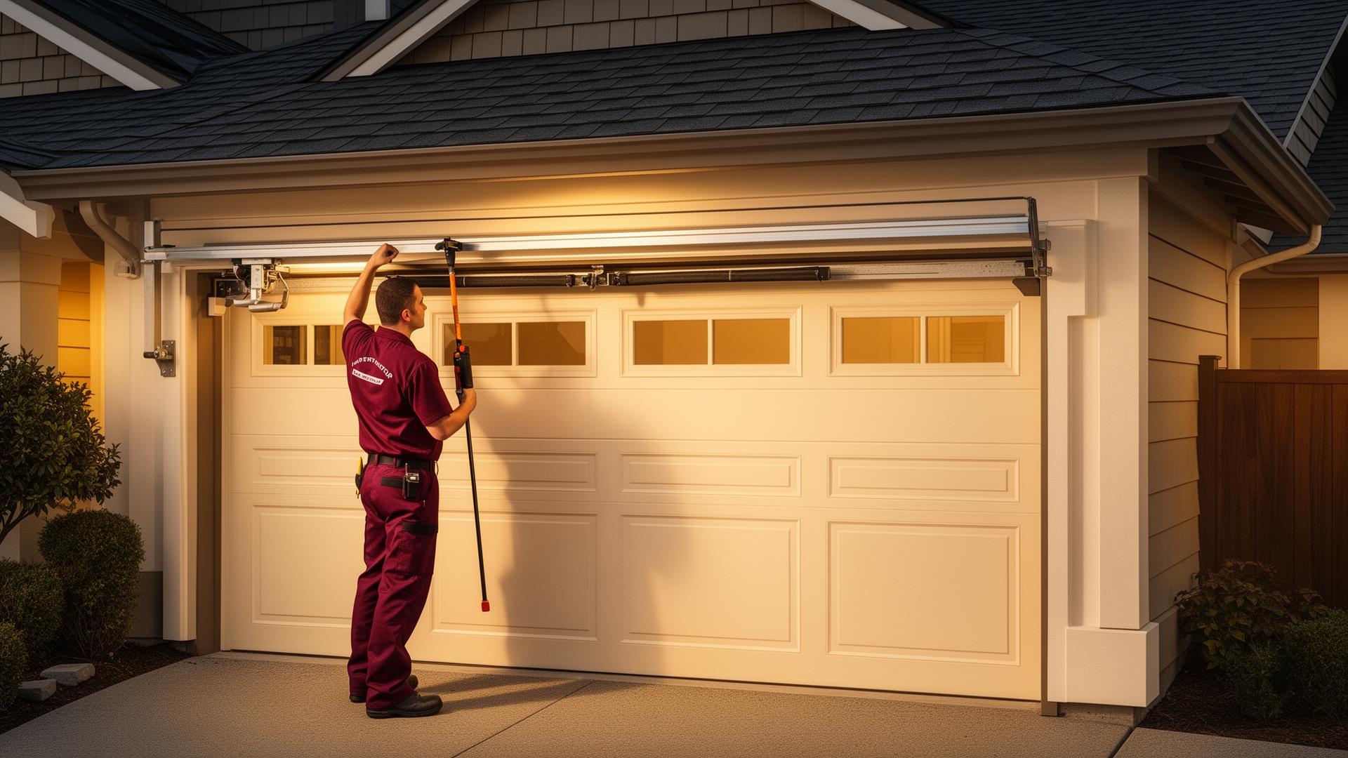 Professional garage door installation by Garage Door Kingston technician